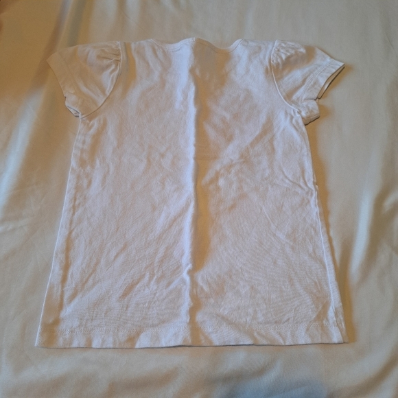 Gymboree girls size 5 white short sleeve shirt with air balloon design gems VGUC - Picture 2 of 4